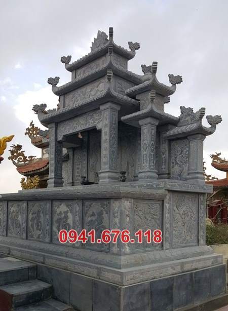 Mẫu mộ đá đôi đẹp để tro cốt bán tại cao bằng bắc kạn ninh bình