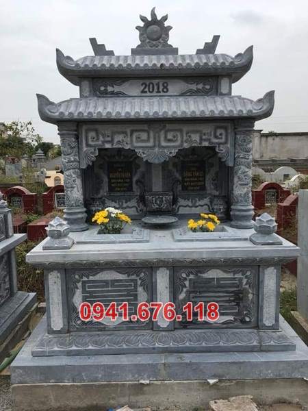 Mẫu mộ đá đôi đẹp để tro cốt bán tại cao bằng bắc kạn ninh bình