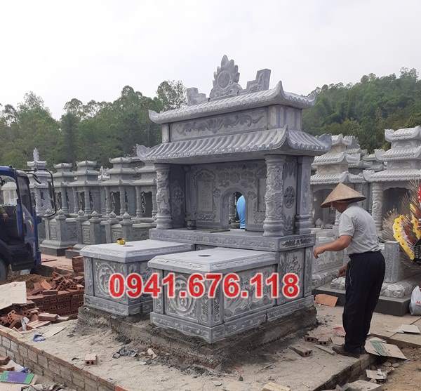 Mẫu mộ đá đôi đẹp để tro cốt bán tại cao bằng bắc kạn ninh bình