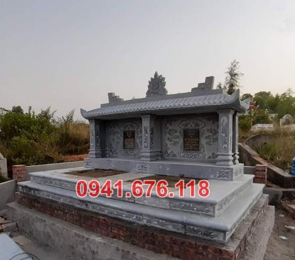Mẫu mộ đá đôi đẹp để tro cốt bán tại cao bằng bắc kạn ninh bình
