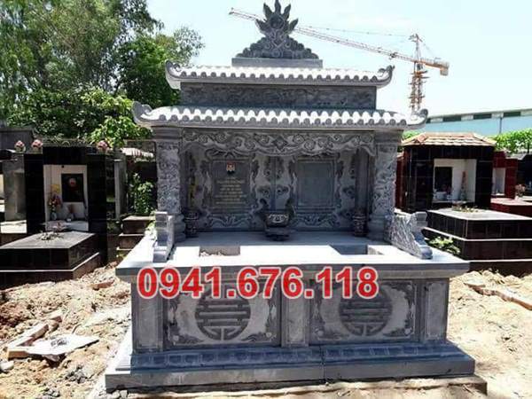 mẫu mộ đá đôi để tro cốt đẹp bán tại hải dương quảng ninh thái bình