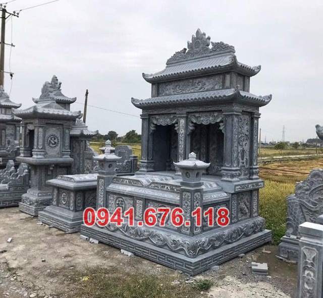 mẫu mộ đá đôi để tro cốt đẹp bán tại thái nguyên vĩnh phúc phú thọ