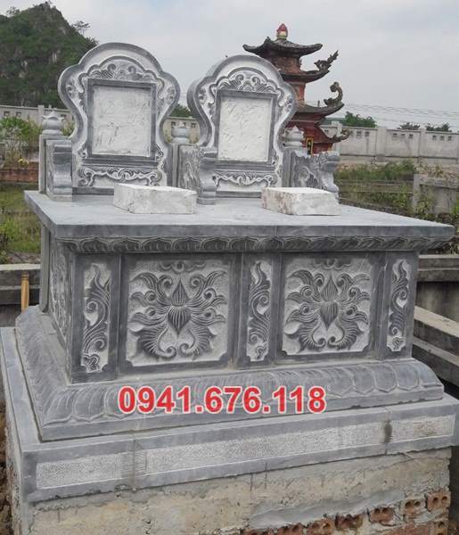 Mẫu mộ đá đôi để tro cốt đẹp bán tại quảng bình quảng trị Huế