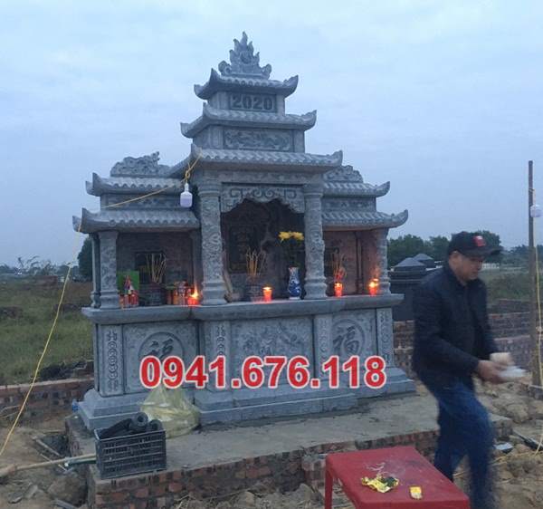 Mẫu mộ đá đôi để tro cốt đẹp bán tại quảng bình quảng trị Huế