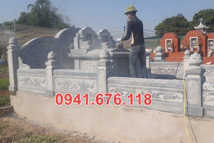 Mẫu mộ đá đôi để tro cốt đẹp bán tại quảng bình quảng trị Huế