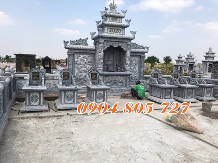 Mẫu nhà mồ khu lăng mộ đá tại Vĩnh Long đẹp nhất hiện nay