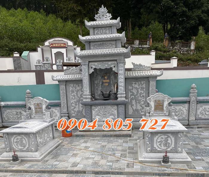 Mẫu nhà mồ khu lăng mộ đá tại Vĩnh Long đẹp nhất hiện nay