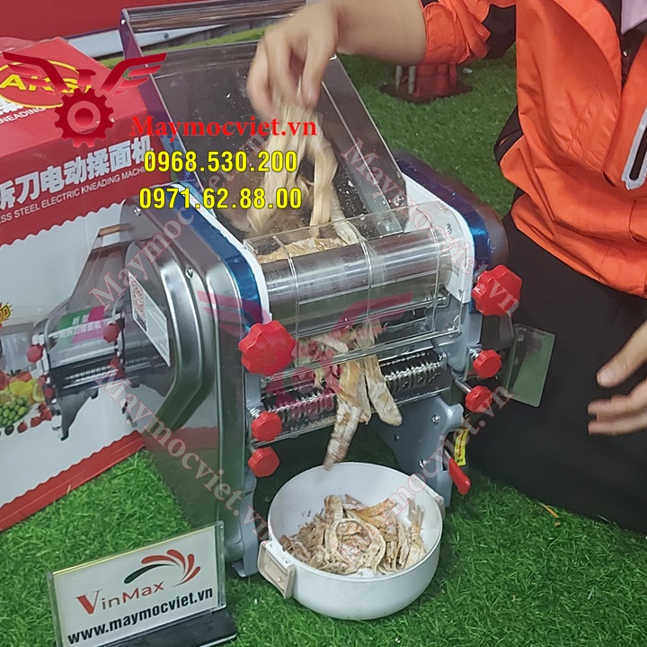 [Thực tế]-Máy cán mực , thịt khô mini chạy điện dành cho gia đình