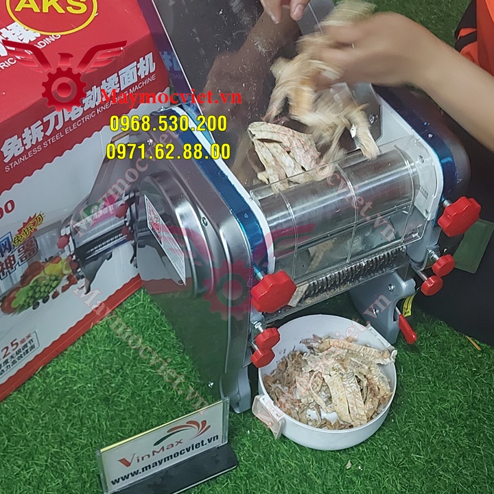 [Thực tế]-Máy cán mực , thịt khô mini chạy điện dành cho gia đình