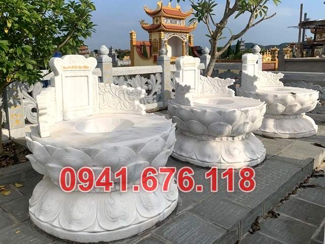 Mẫu mộ đá tròn lục lăng đẹp bán tại ninh thuận bình thuận kon tum