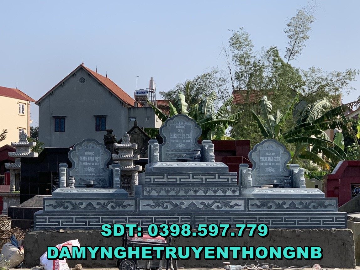 tu sửa xây mới mộ tam cấp đẹp cho ông bà tại quảng ninh