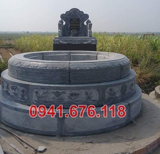 Mẫu mộ đá tròn lục lăng đẹp bán tại bắc giang bắc ninh lạng sơn