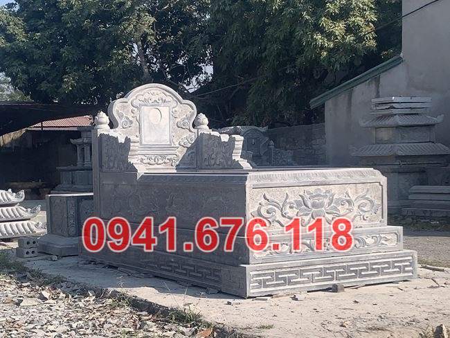 Mẫu mộ đá tam cấp đẹp bán tại quảng ninh thái bình nam định