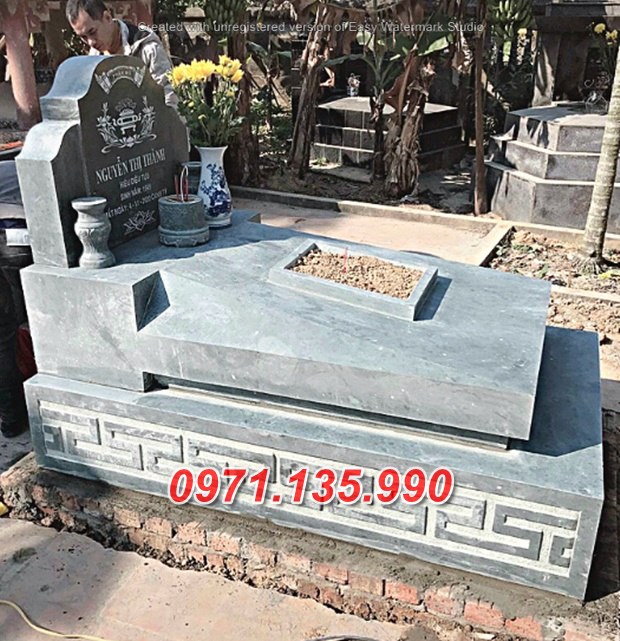 Mẫu mộ đá tam cấp đẹp bán tại phú thọ thái nguyên tuyên quang -tro cốt