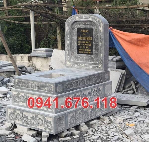 Mẫu mộ đá tam cấp đẹp bán tại phú thọ thái nguyên tuyên quang -tro cốt