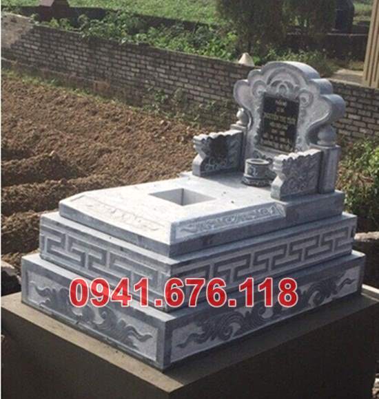Mẫu mộ đá tam cấp đẹp bán tại phú thọ thái nguyên tuyên quang -tro cốt