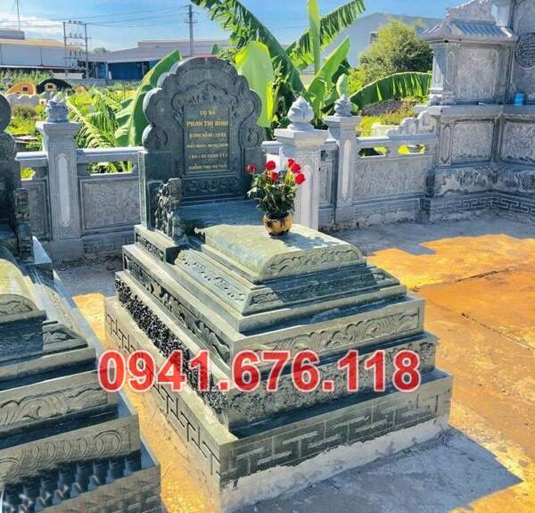 mẫu mộ đá tam cấp đẹp bán tại đắk lắk đắk nông gia lai