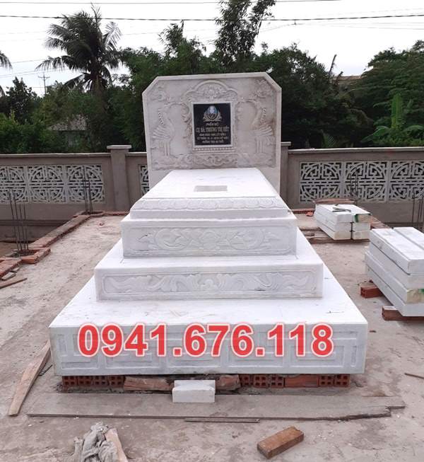 Mẫu mộ đá tam cấp đẹp bán tại bình dương bình phước đồng nai - tro cốt