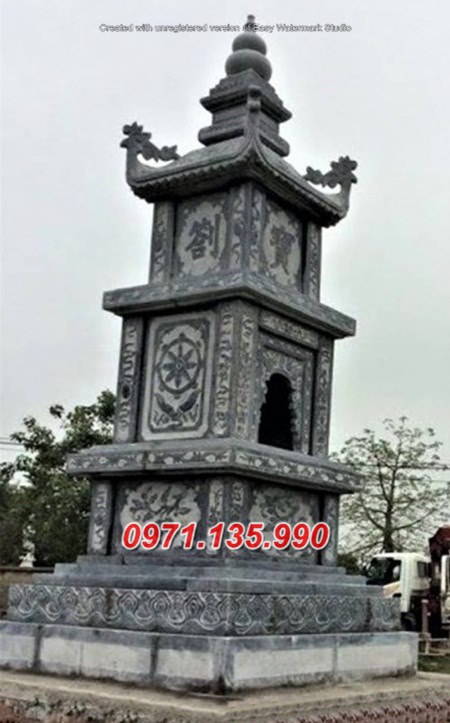 Mẫu tháp mộ bằng đá đẹp bán tại bến tre cà mau cần thơ - tro cốt