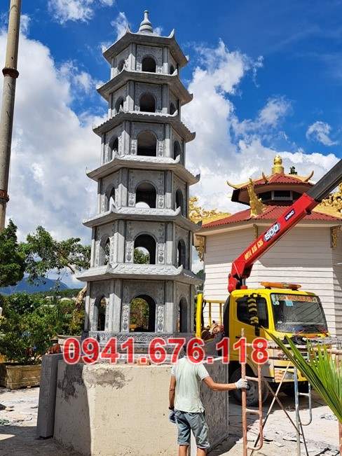 Mẫu tháp mộ bằng đá đẹp bán tại bến tre cà mau cần thơ - tro cốt