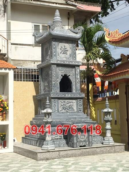 Mẫu tháp mộ bằng đá đẹp bán tại bến tre cà mau cần thơ - tro cốt