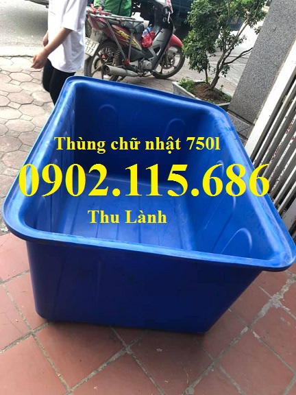 Bể cá 750l, bồn tắm 750l, thùng chứa nước 750l