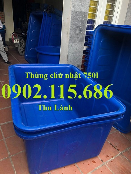 Bể cá 750l, bồn tắm 750l, thùng chứa nước 750l