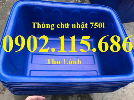 Bể cá 750l, bồn tắm 750l, thùng chứa nước 750l