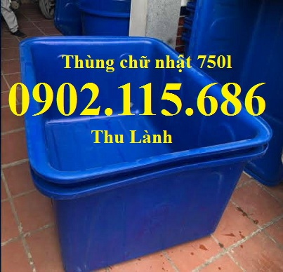 Bể cá 750l, bồn tắm 750l, thùng chứa nước 750l