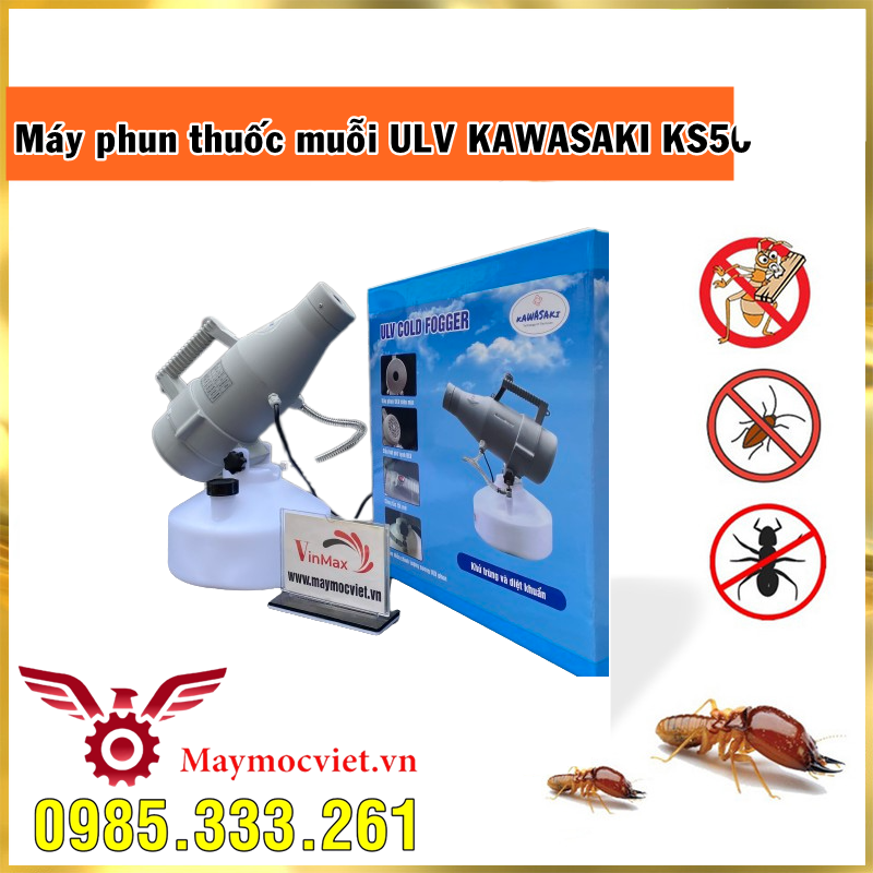Diệt mỗi tại nhà tận gốc nhờ máy phun ULV KAWASAKI KS50
