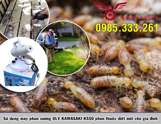 Diệt mỗi tại nhà tận gốc nhờ máy phun ULV KAWASAKI KS50