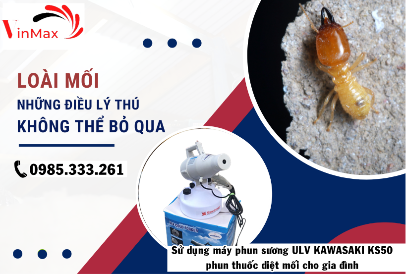 Diệt mỗi tại nhà tận gốc nhờ máy phun ULV KAWASAKI KS50
