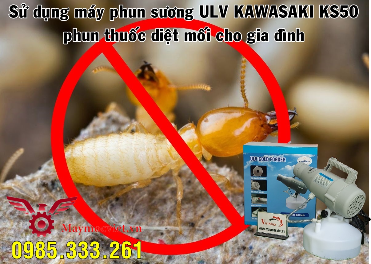 Diệt mỗi tại nhà tận gốc nhờ máy phun ULV KAWASAKI KS50