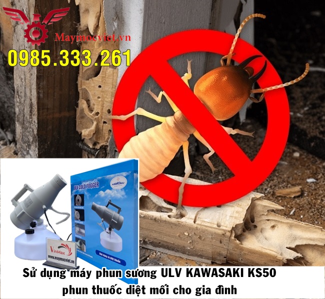 Diệt mỗi tại nhà tận gốc nhờ máy phun ULV KAWASAKI KS50