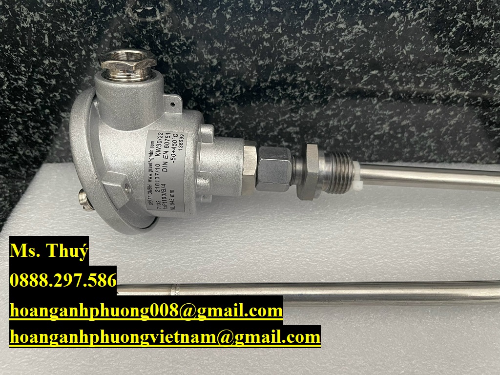 Đầu dò nhiệt độ Graff GMBH 1xPt100/B/4  Toàn Quốc