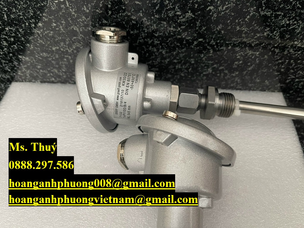 Đầu dò nhiệt độ Graff GMBH 1xPt100/B/4  Toàn Quốc