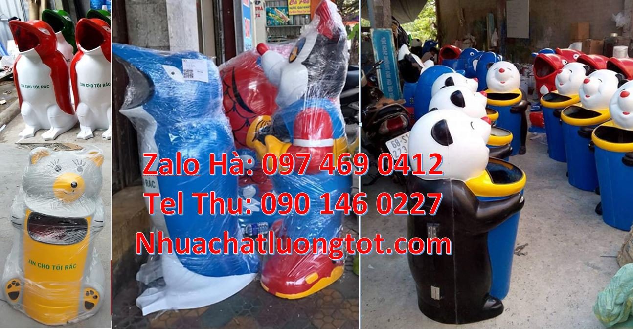 thùng rác hình con cá,thùng rác hình con gấu,thùng rác hình con thú rẻ