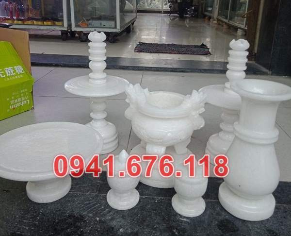 Mẫu bộ bát lư hương đá đẹp bán tại lào cai yên bái hà giang