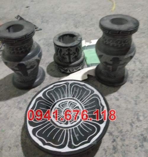 Mẫu bộ bát lư hương đá đẹp bán tại lào cai yên bái hà giang
