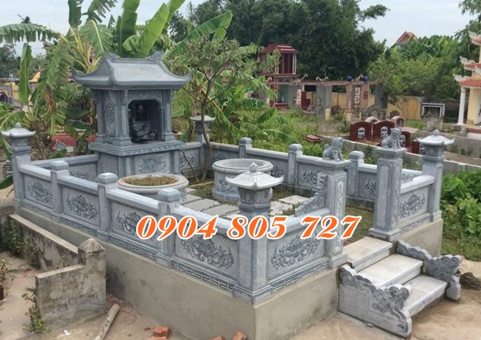 Mẫu lăng mộ đá đẹp tại Hậu Giang.