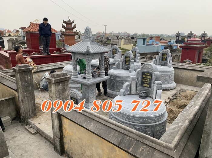 Mẫu lăng mộ đá đẹp tại Hậu Giang.