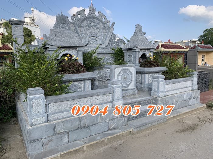 Mẫu lăng mộ đá đẹp tại Hậu Giang.
