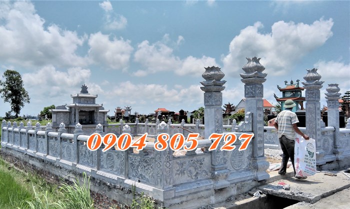 Mẫu lăng mộ đá đẹp tại Hậu Giang.