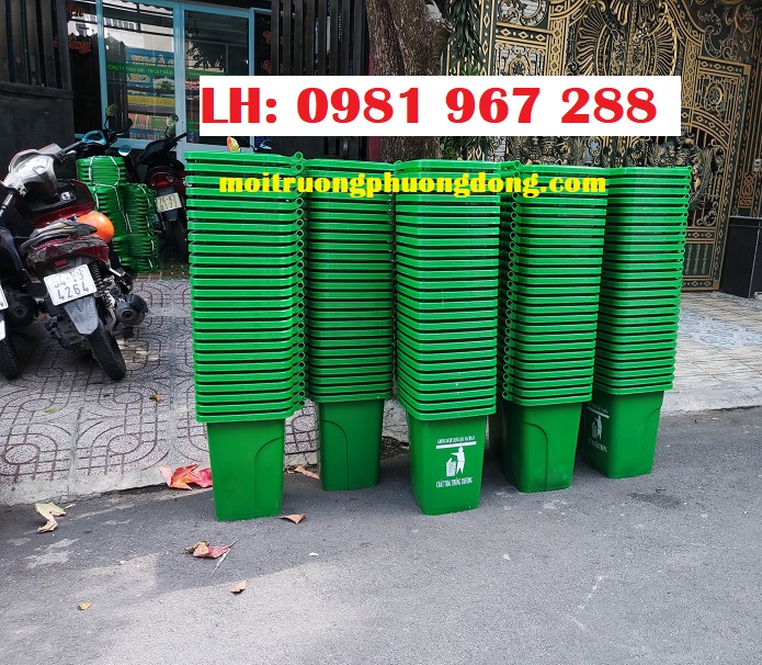 Cung cấp thùng rác nhựa 60 lít giá rẻ tại Hà Nội