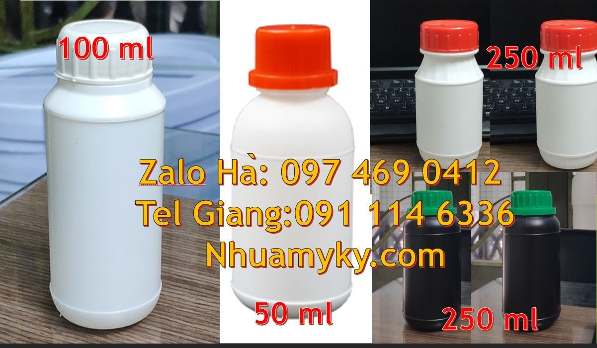 chai nhựa 100ml 250ml,chai nhựa 500ml trắng đục,chai nhựa 50ml giá rẻ