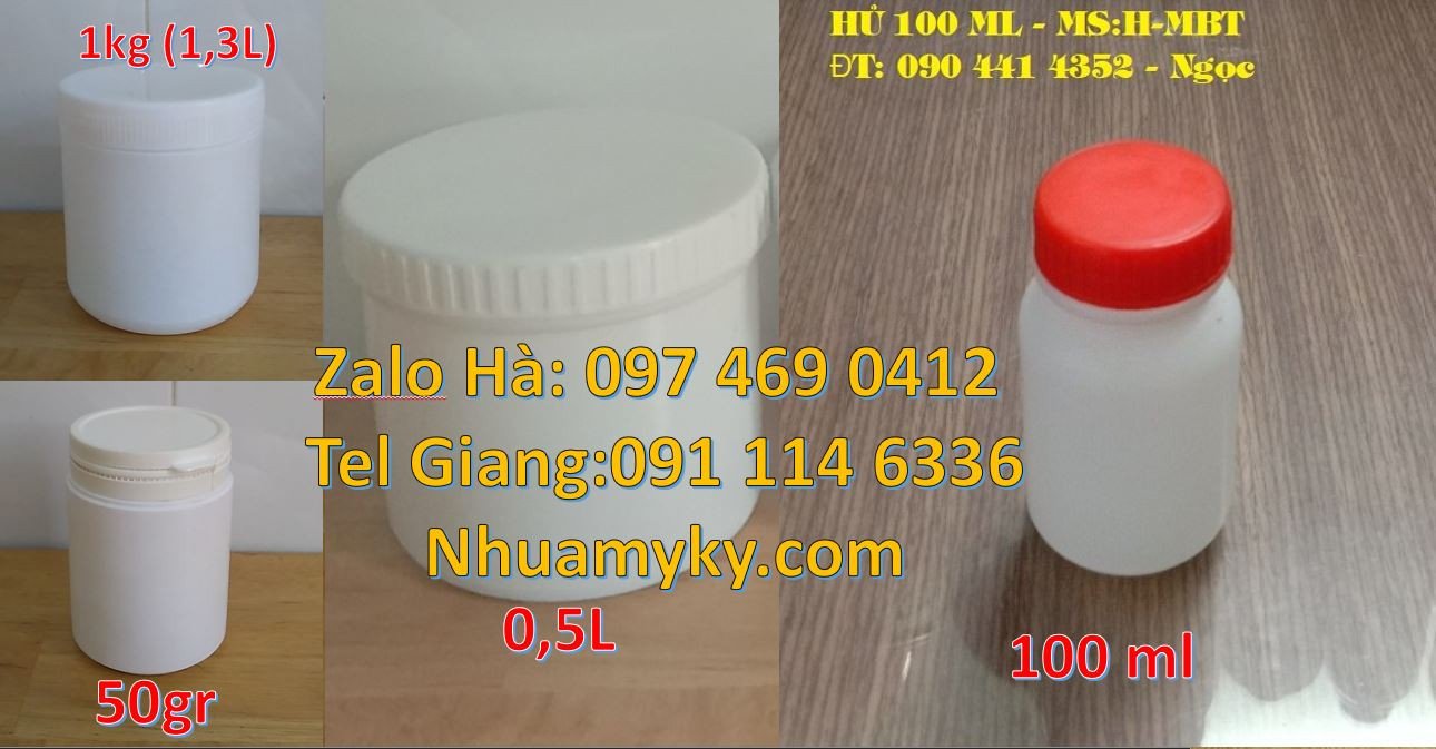 hũ nhựa 1kg đựng hánh kẹo,hũ nhựa 0.5l đựng hóa chất,hũ nhựa 2kg rẻ