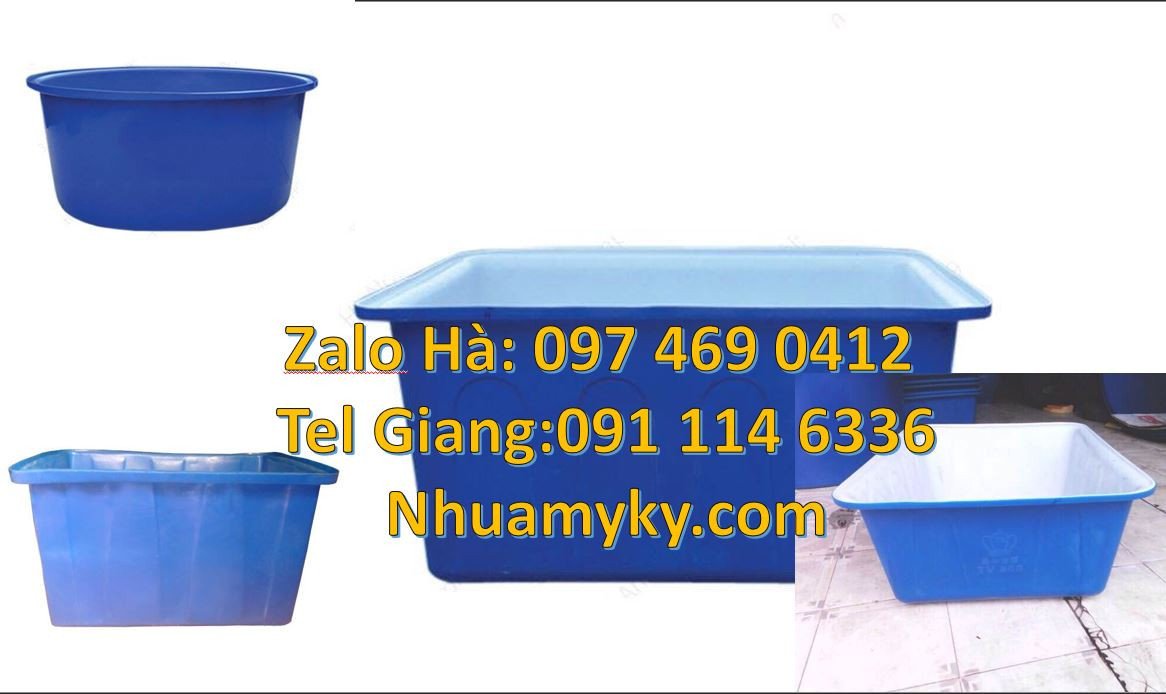 thùng nhựa tròn nuôi cá,thùng nhựa vuông trồng rau sạch,thùng nhựa lớn