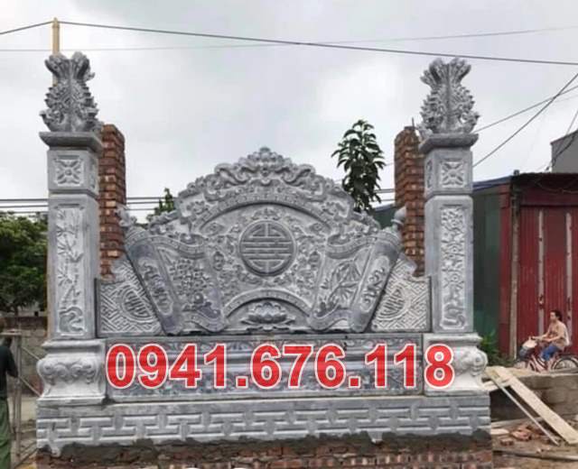 Mẫu cuốn thư đá đẹp bán tại quảng bình quảng trị Huế - bình phong đá