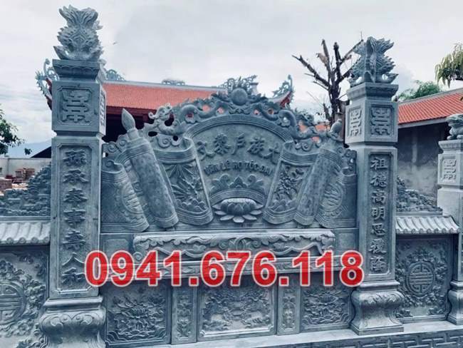 Mẫu cuốn thư đá đẹp bán tại quảng bình quảng trị Huế - bình phong đá