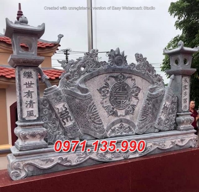 Mẫu cuốn thư đá đẹp bán tại sơn la điện biên lai châu - bình phong